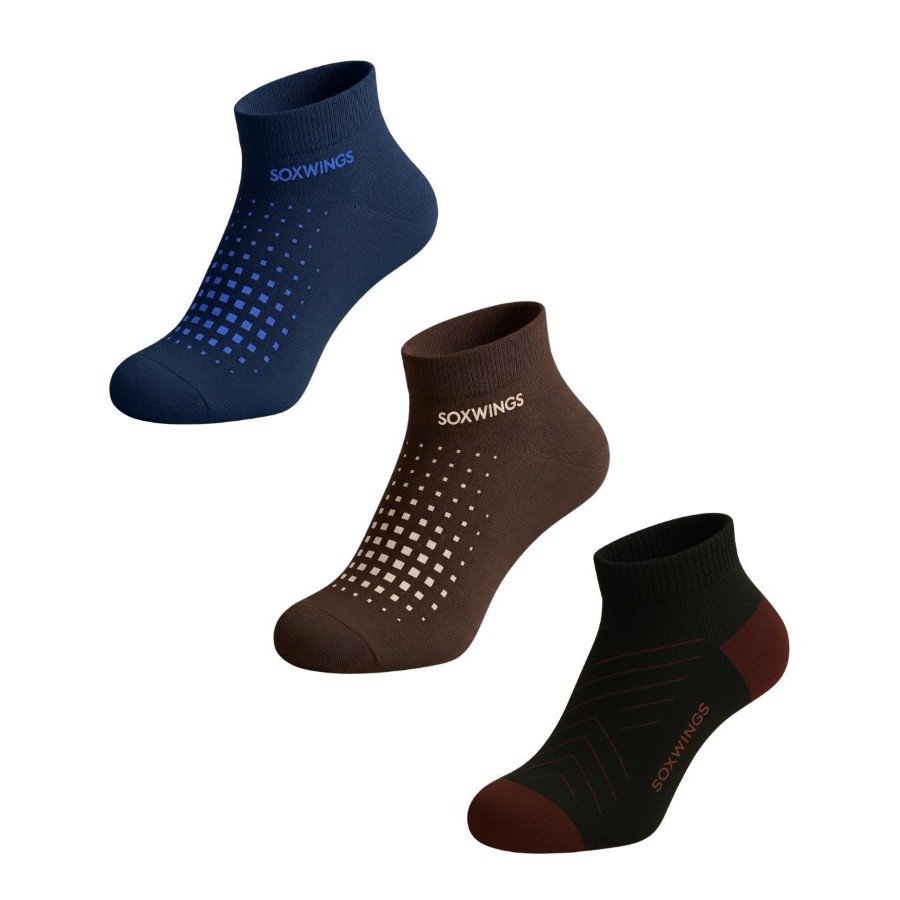 Urban Stack - Essential Trio ( Navy Blue , Brown & Black )