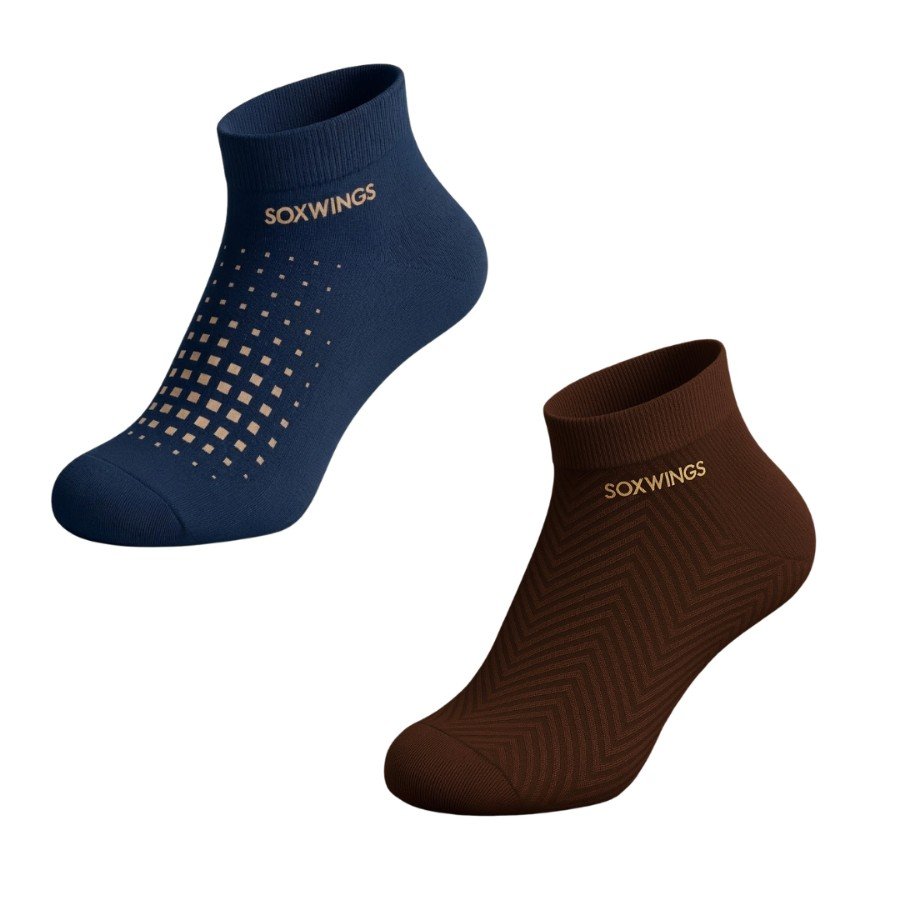 Urban Stack - Essential Duo ( Navy Blue , Brown )