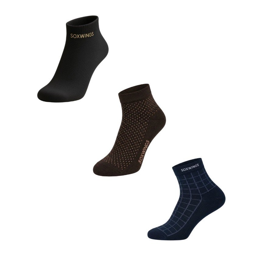 Signature Collection Pack Of 3 ( Grey, Blue & Brown )