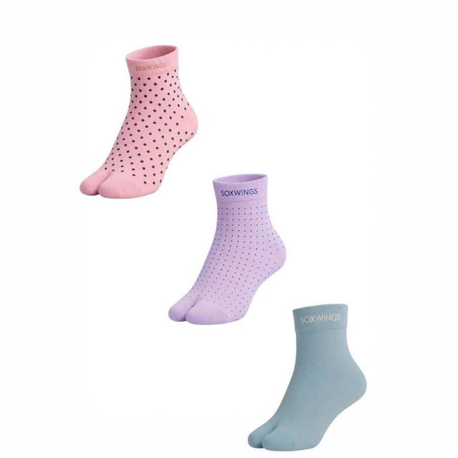 Soft Muse Thumb Socks ( Pack Of 3 )