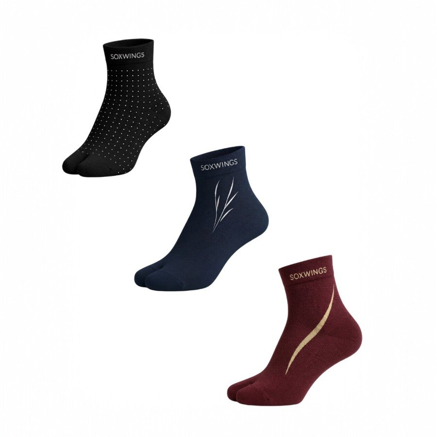 Soft Muse Thumb Socks ( Pack Of 3 )Assorted